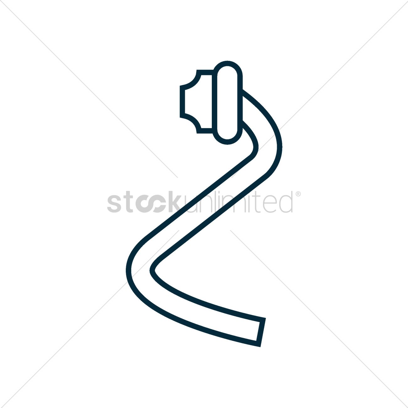 1300x1300 Garden Hose Vector Image