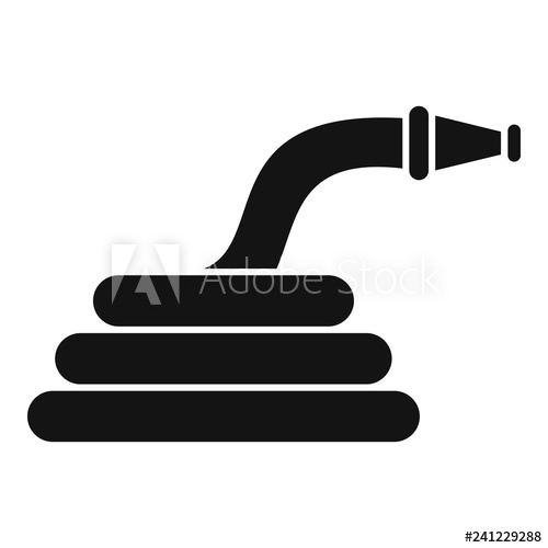500x500 Garden Hose Icon Simple Illustration Of Garden Hose Vector Icon