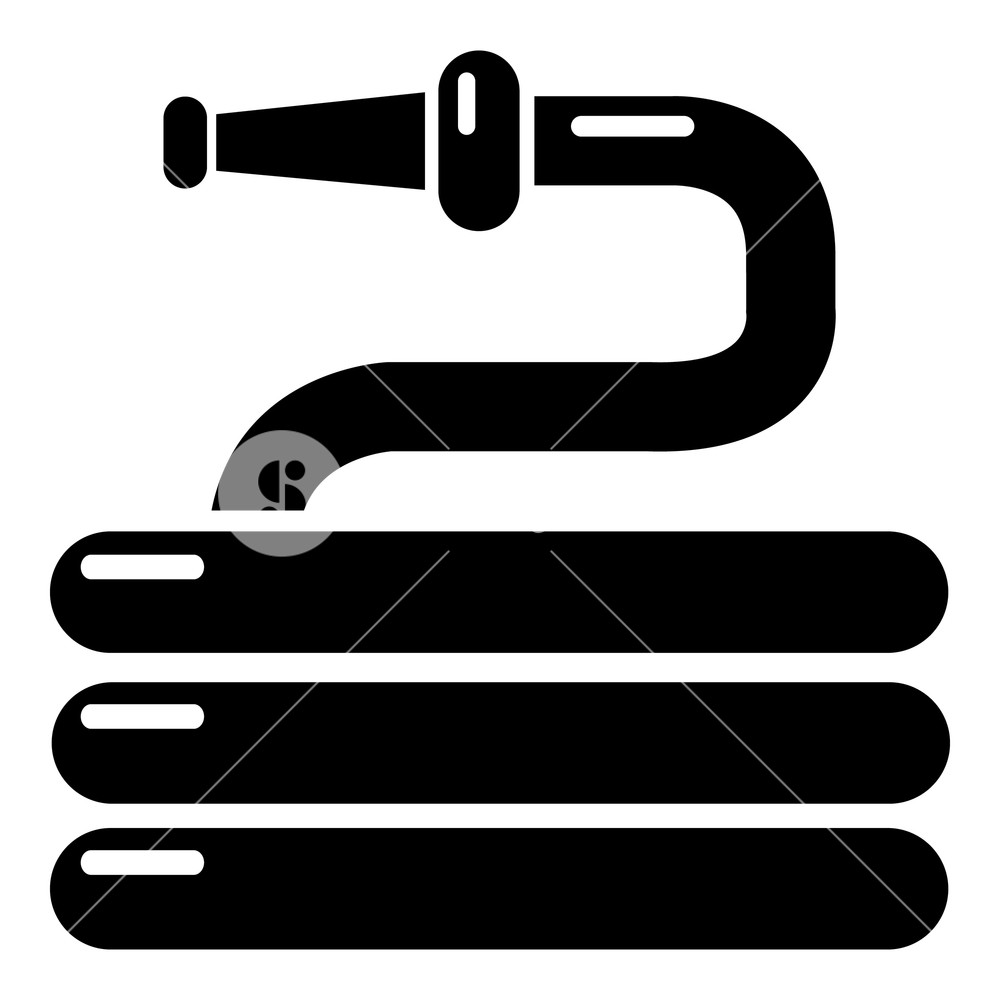 1000x1000 Garden Watering Hose Icon Simple Illustration Of Garden Watering