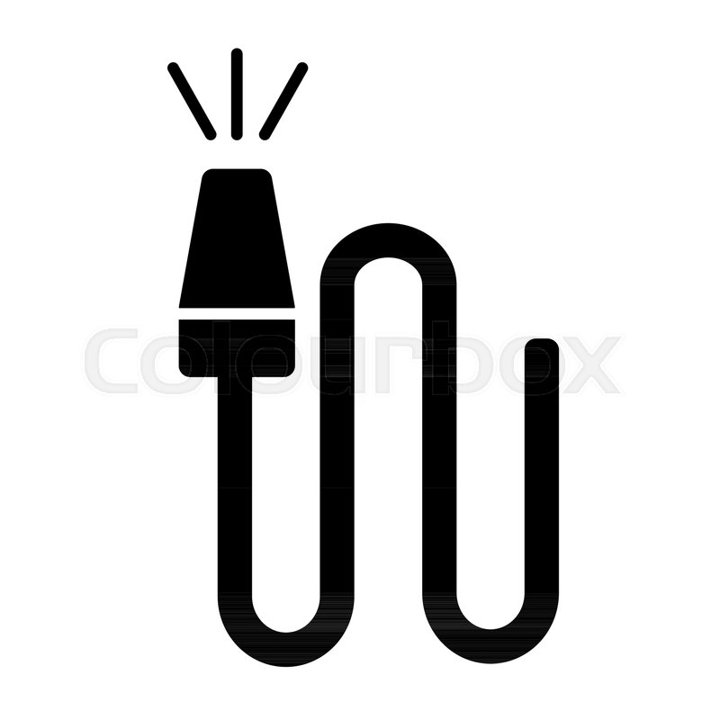 800x800 Hose Solid Icon Garden Hose Vector Stock Vector Colourbox