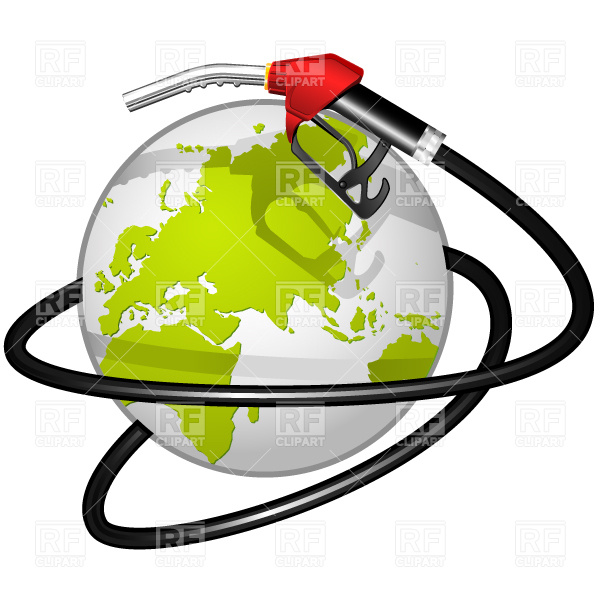 600x600 Terrestrial Globe Obvoluted Fuel Hose Vector Image Of Technology