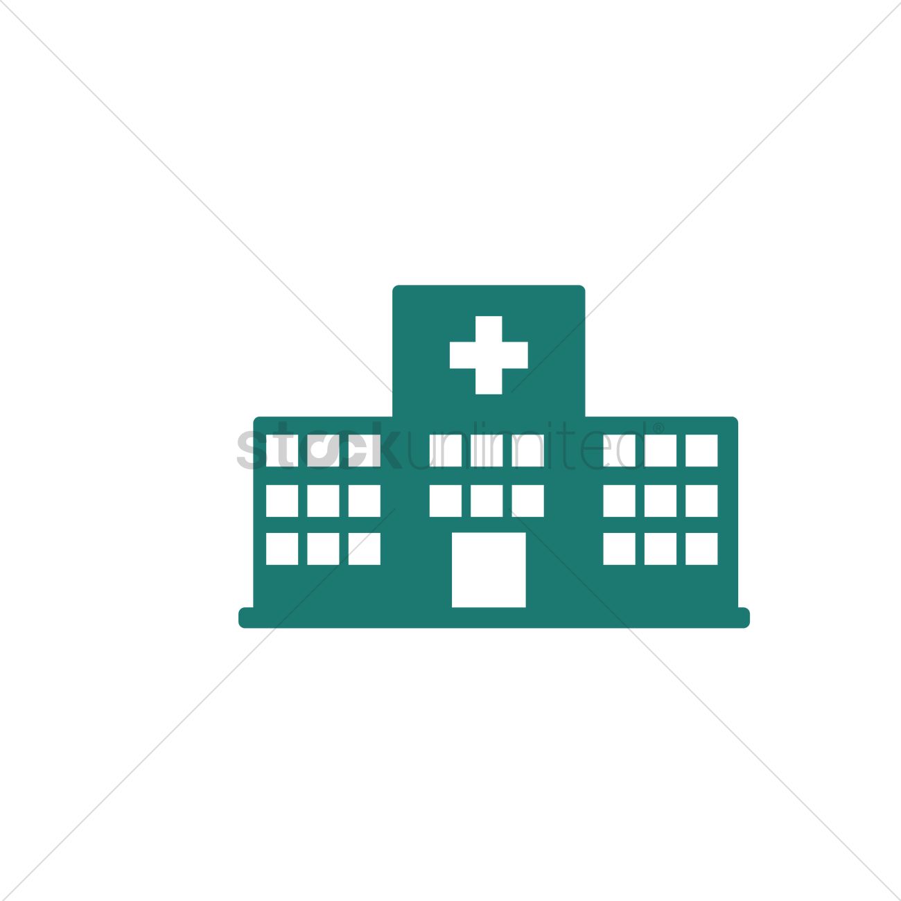 1300x1300 Hospital Icon Vector Image