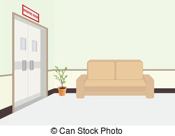 251x194 Empty Hospital Room Clipart