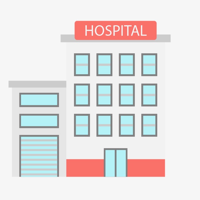 650x650 Hospital, Vector Architecture, Cartoon H