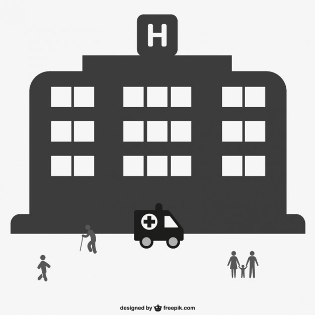 626x626 Hospital Graphic Free Vector