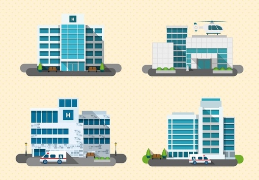 527x368 Hospital Free Vector Download