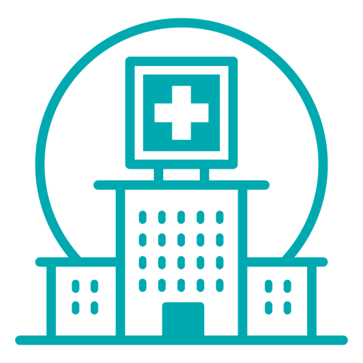 512x512 Hospital Stroke Icon