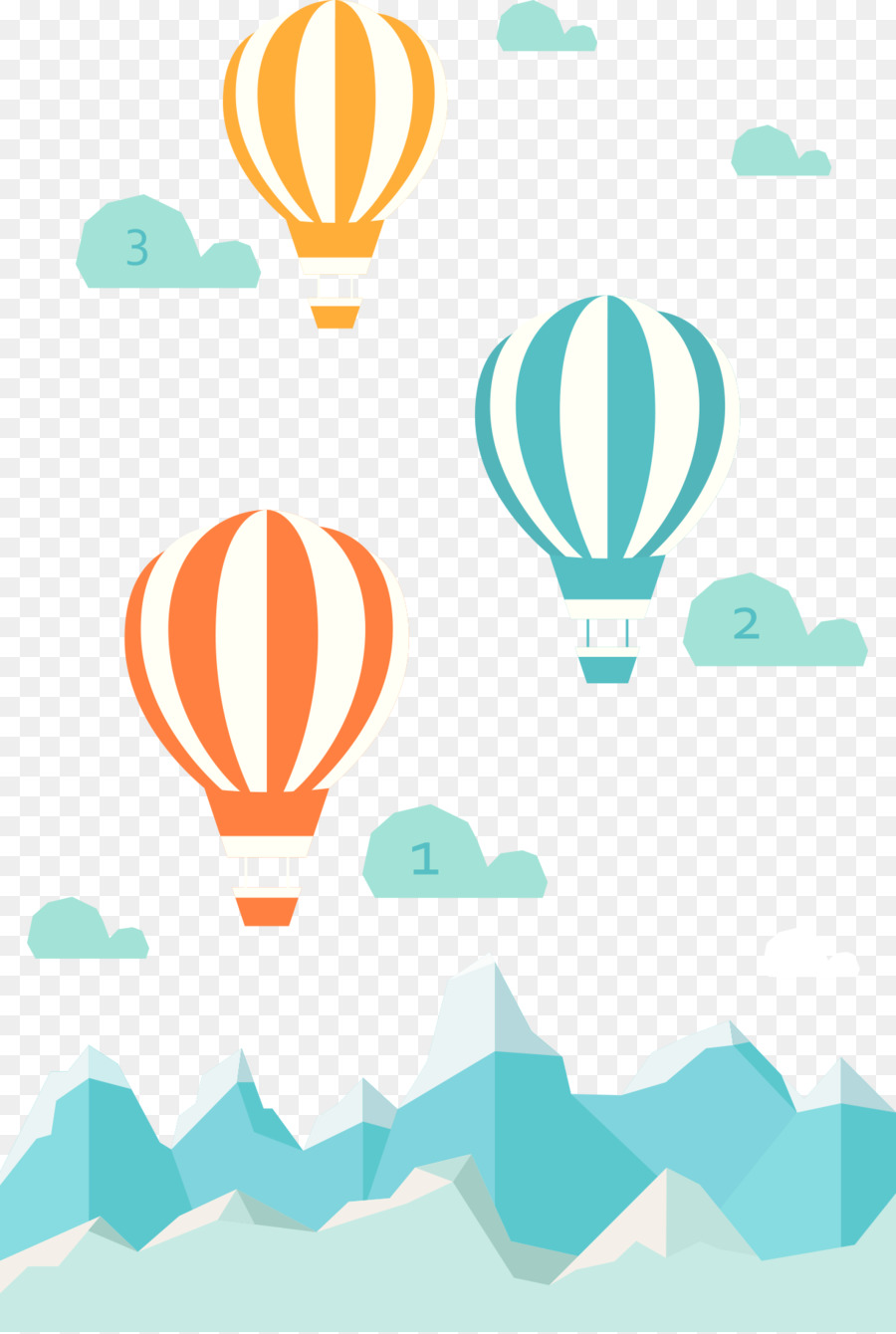 Free Hot Air Balloon Vector 900x1340 Free Hot Air Balloon Vector