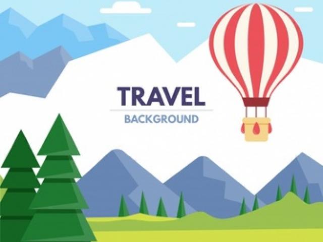 Free Hot Air Balloon Vector 640x480 Free Hot Air Balloon Vector