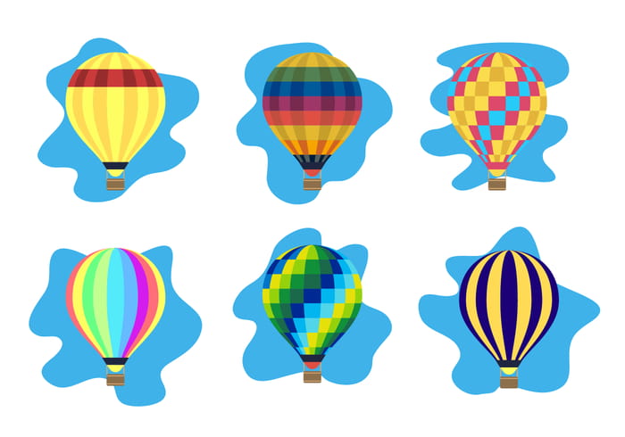 Colorful Hot Air Balloon Vector Free Graphics Uihere 700x490 Colorful Hot Air Balloon Vector Free Graphics Uihere