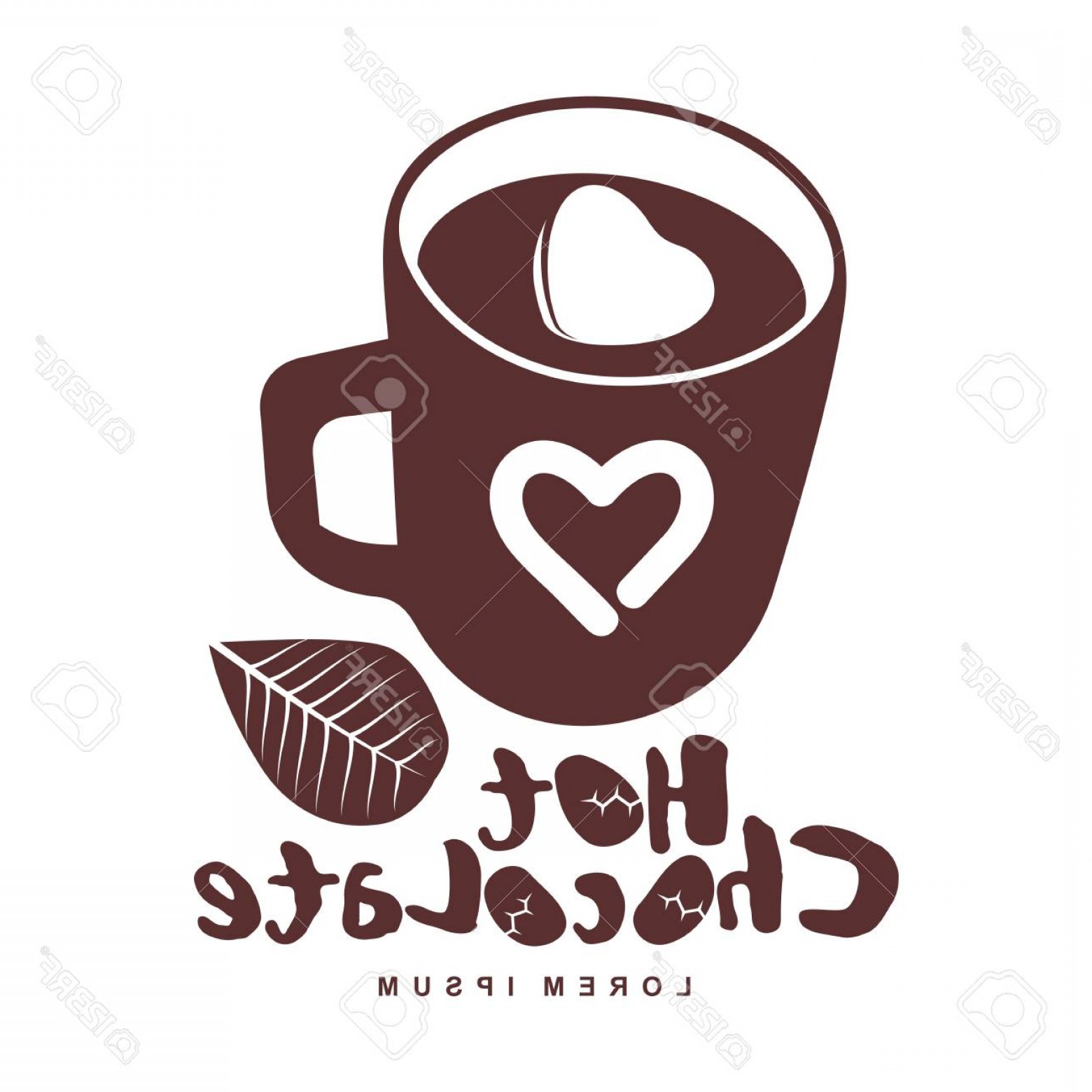 1560x1560 Photostock Vector Vector Logo Template Hot Chocolate Hot Cocoa