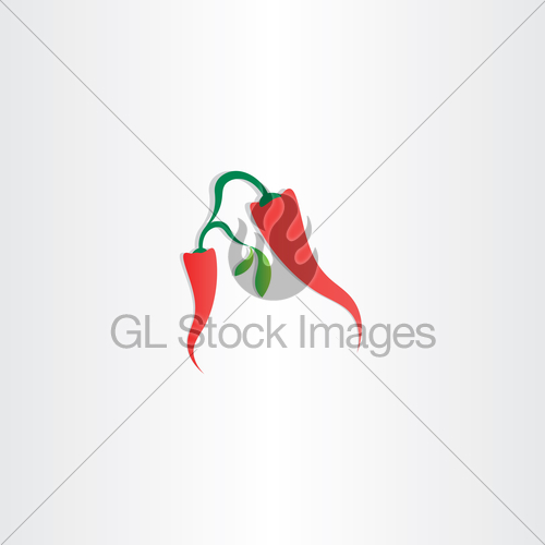 Red Hot Chili Pepper Vector Icon Gl Stock Images 500x500 Red Hot Chili Pepper Vector Icon Gl Stock Images