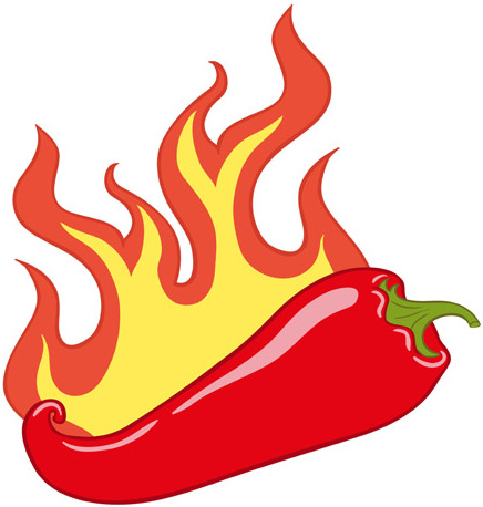 Red Hot Pepper With Fire Vector Free Vector In Encapsulated 436x458 Red Hot Pepper With Fire Vector Free Vector In Encapsulated