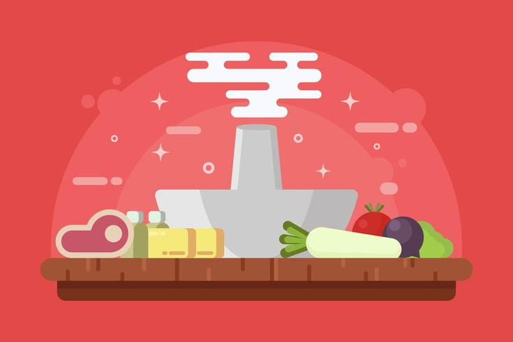 Hot Pot Vector