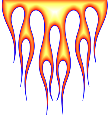 358x400 Old School Flames Hot Rod Hot Rod Flames Template Car Tuning