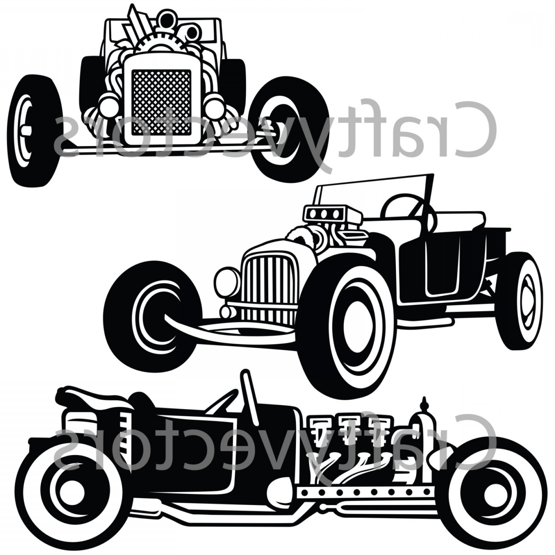 1800x1800 Rat Rod T Bucket Cars Vector Soidergi