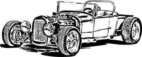 484x195 Free Free Model T Hot Rods Clipart And Vector Graphics