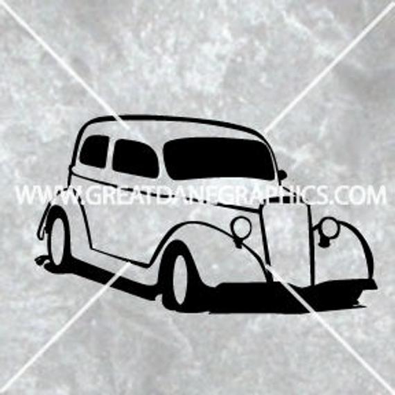 570x570 Hot Rod Car Coupe Hot Rod Vector For Etsy