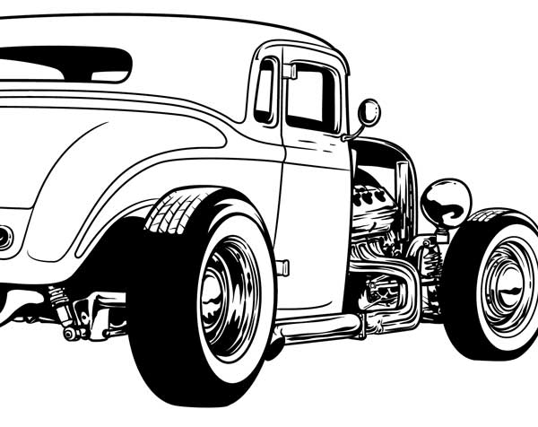 600x476 Hot Rod Clip Art