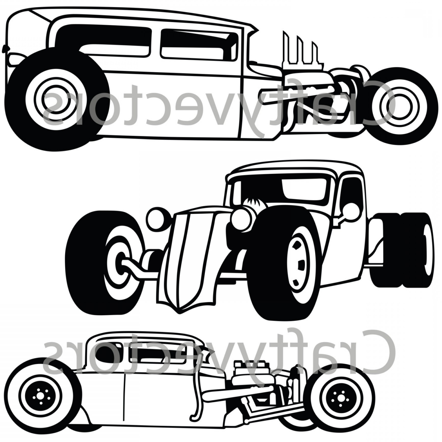 Hot Rod Vector Art At Vectorified Com Collection Of Hot Rod Vector Art Free For Personal Use