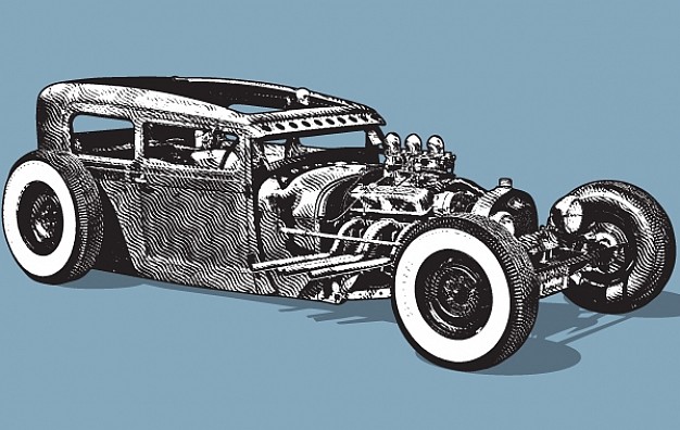 626x396 Hot Rod Car Vectors, Photos And Free Download