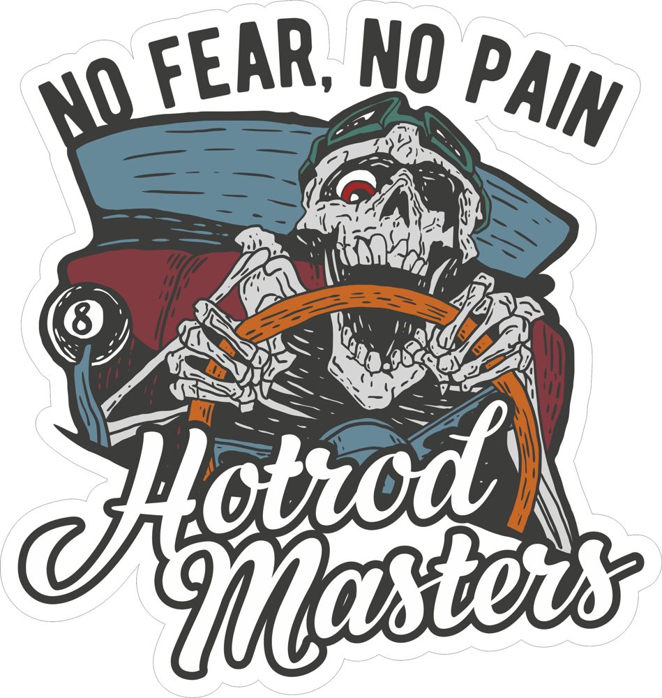 949x1000 Hotrod Master Sticker Free Vector Cdr Free Download Vector