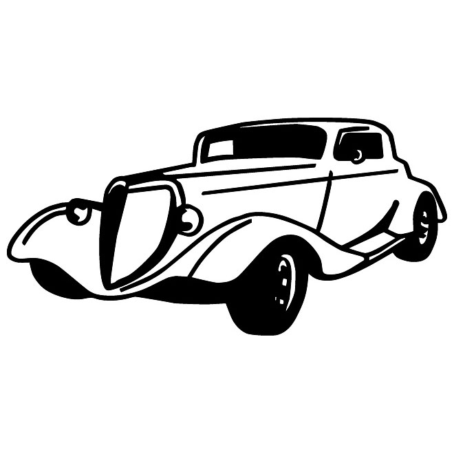 660x660 Hot Rod Car Free Vector Free Vectors Ui Download
