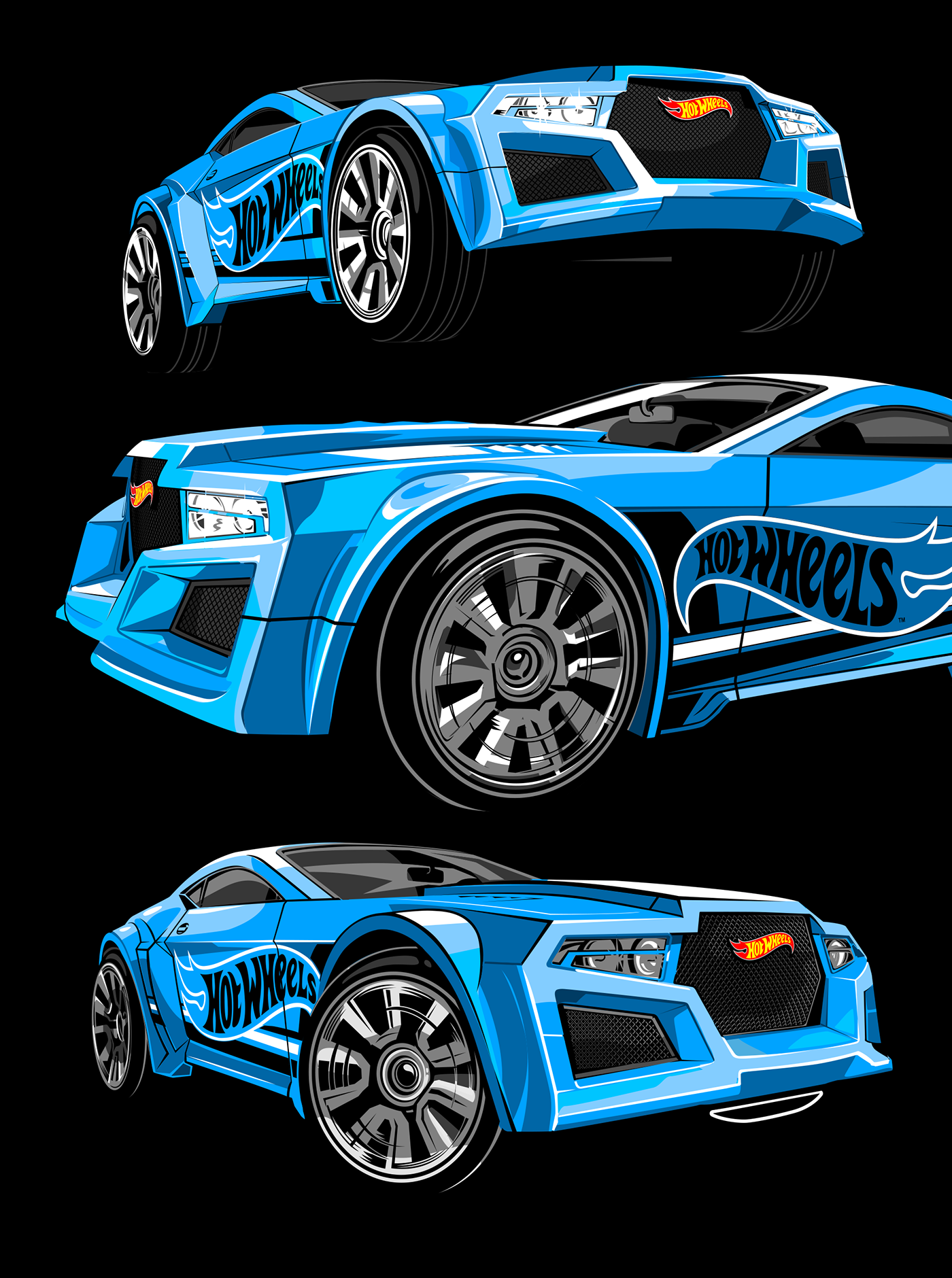 Hot Wheels Vector Cars On Behance 1400x1880 Hot Wheels Vector Cars On Behance