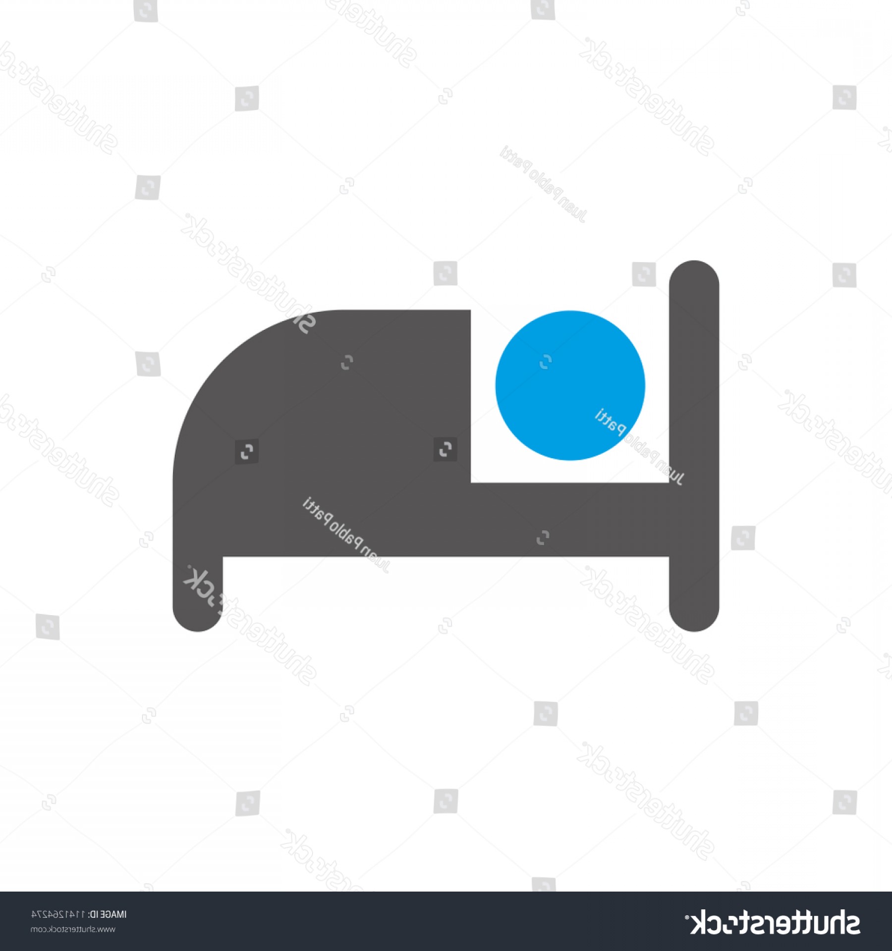 1800x1920 Hotel Icon Lodging Bed Vector Illustration Newwaysys