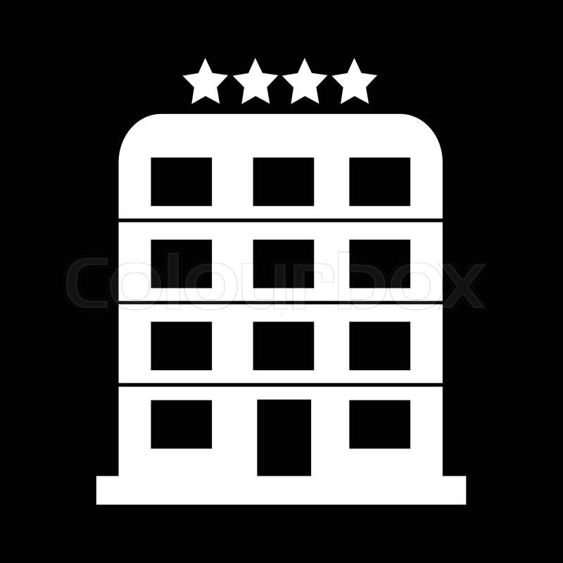 800x800 Star Hotel Icon Illustration Design Stock Vector Colourbox