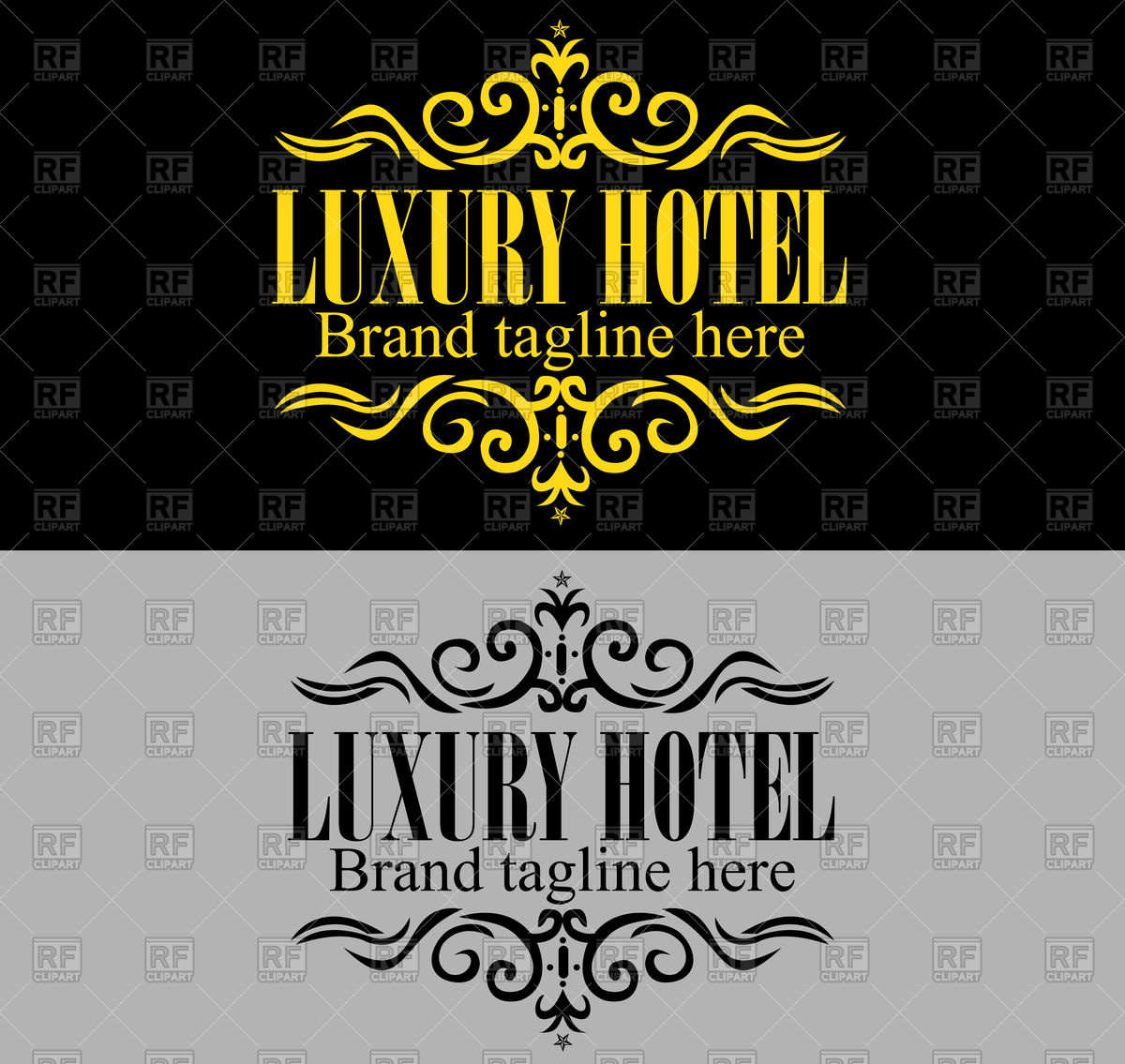 1200x1135 Luxury Hotel Logo Vector Image Of Icons And Emblems Shahidstco