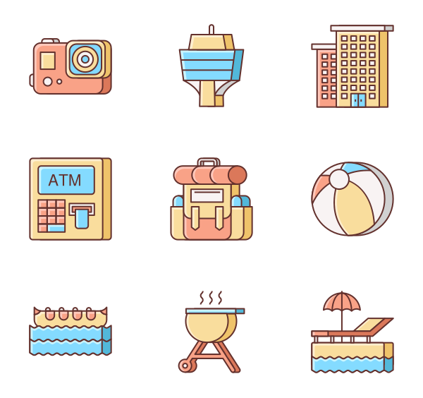 600x564 Hotel Icons