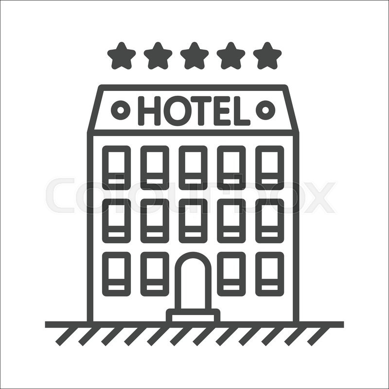 800x800 Hotel Vector Icon