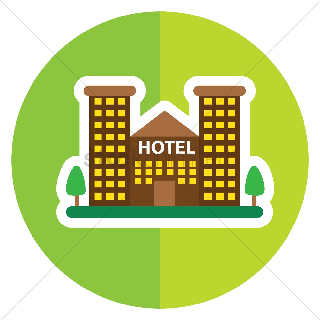 1300x1300 Hotel Vector Image