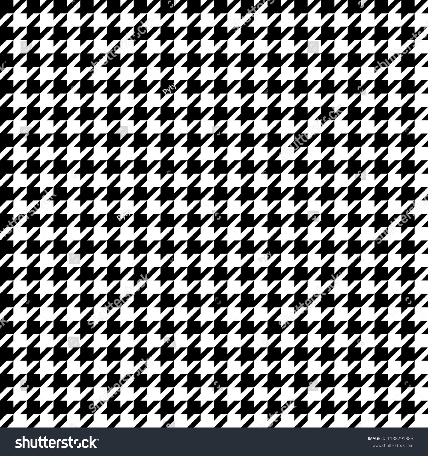 Houndstooth Seamless Pattern Black And White Vector Abstract 1500x1600 Houndstooth Seamless Pattern Black And White Vector Abstract
