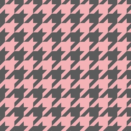 450x450 Houndstooth Vector Seamless Pastel Pink And Dark Grey Pattern