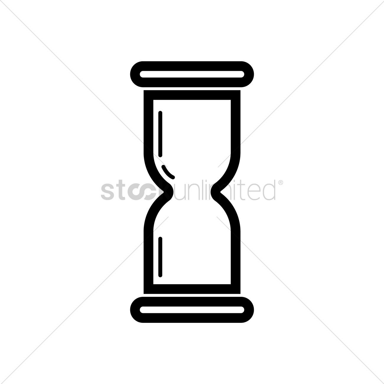 1300x1300 Hourglass Vector Image