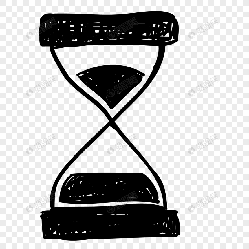 860x860 Hand Drawn Hourglass Vector Png Image Picture Free Download