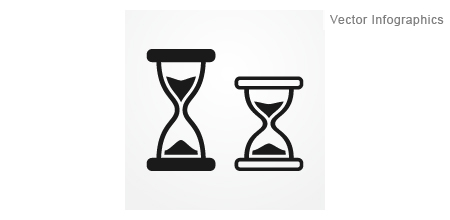 450x220 Hourglass Icons Free Download Vector Image