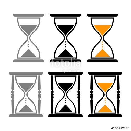 500x500 Hourglass Vector Icons Stock Image And Royalty Free Vector