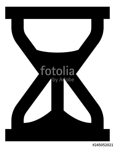387x500 Hourglass Timer Countdown Vector Icon Stock Image And Royalty