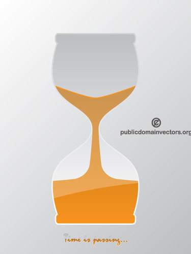 375x500 Hourglass Vector Icon