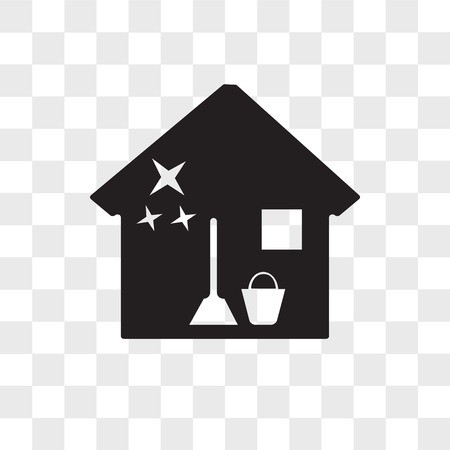 450x450 House Cleaning Vector Icon Isolated On Transparent Background