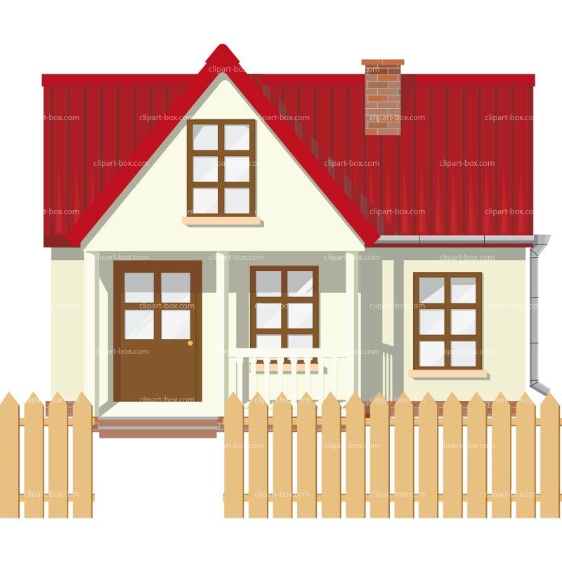 800x800 Clipart House Front View Royalty Free Vector Design Cute