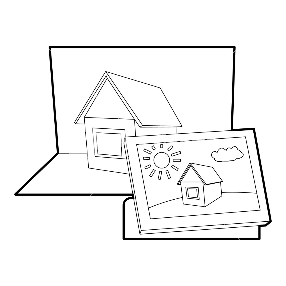 1000x1000 Film Frame Icon Outline Illustration Of Film Frame Vector Icon