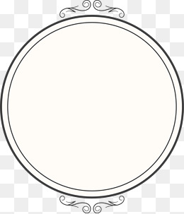 260x303 Mirror Frame Vector Royal Vector Creative Design Round Mirror