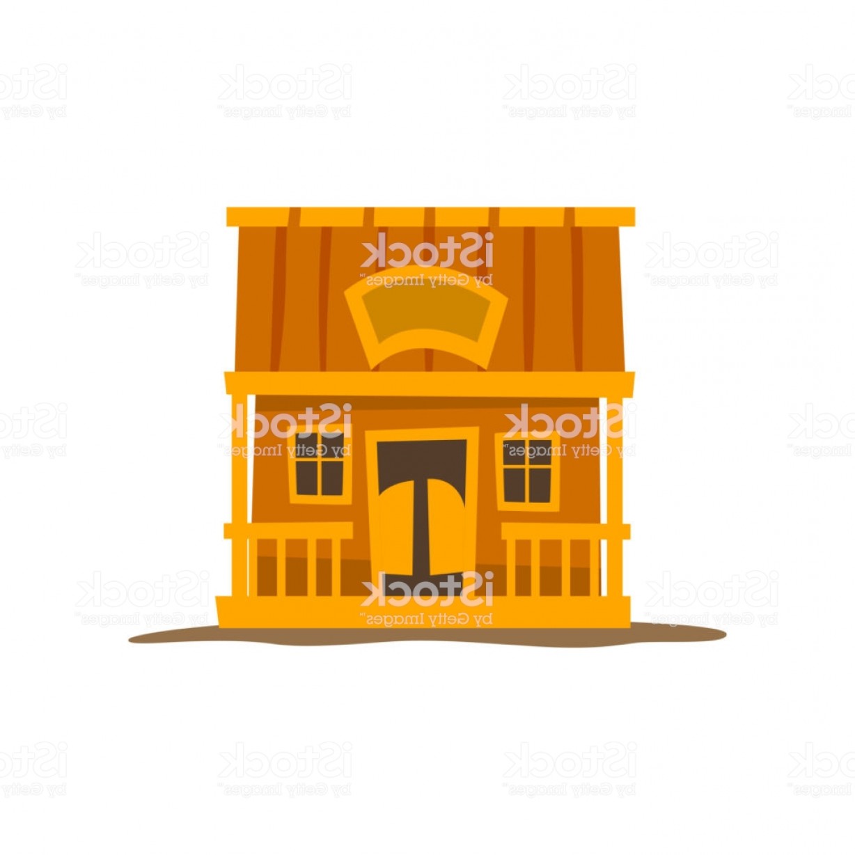 1228x1228 Rustic Wooden Log Cabin Traditional Eco House Vector Illustration