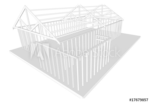 500x344 Semi Build House Frame