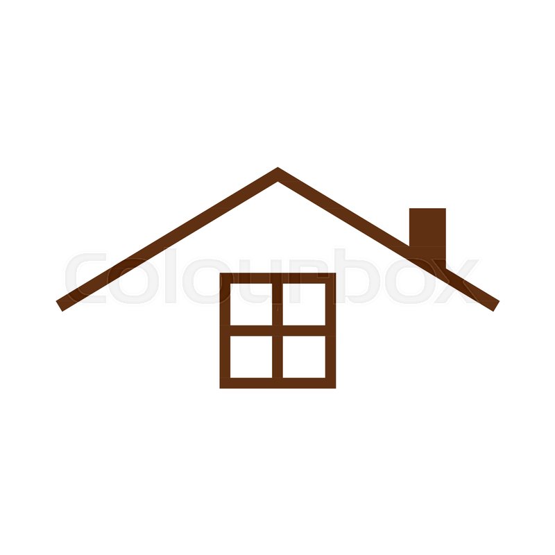 800x800 Guest House Roof Top Simple Vector Stock Vector Colourbox