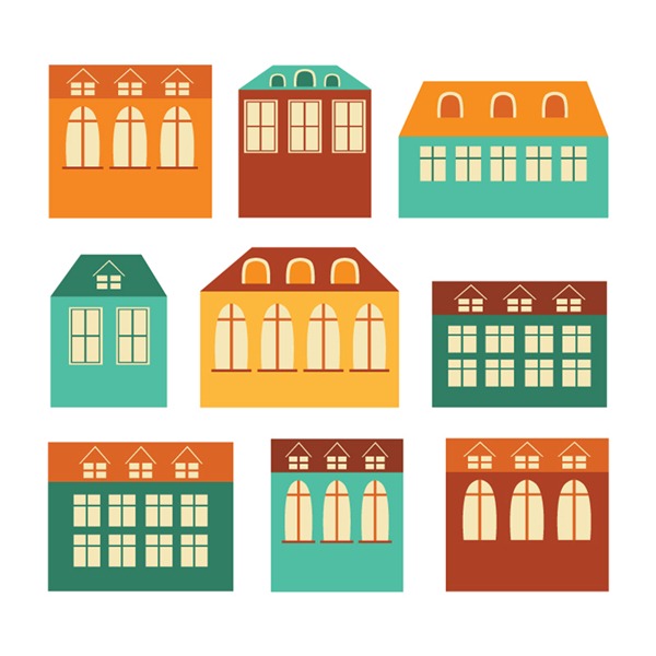 600x600 Color House Graphic Design Vector Graphics My Free Photoshop World